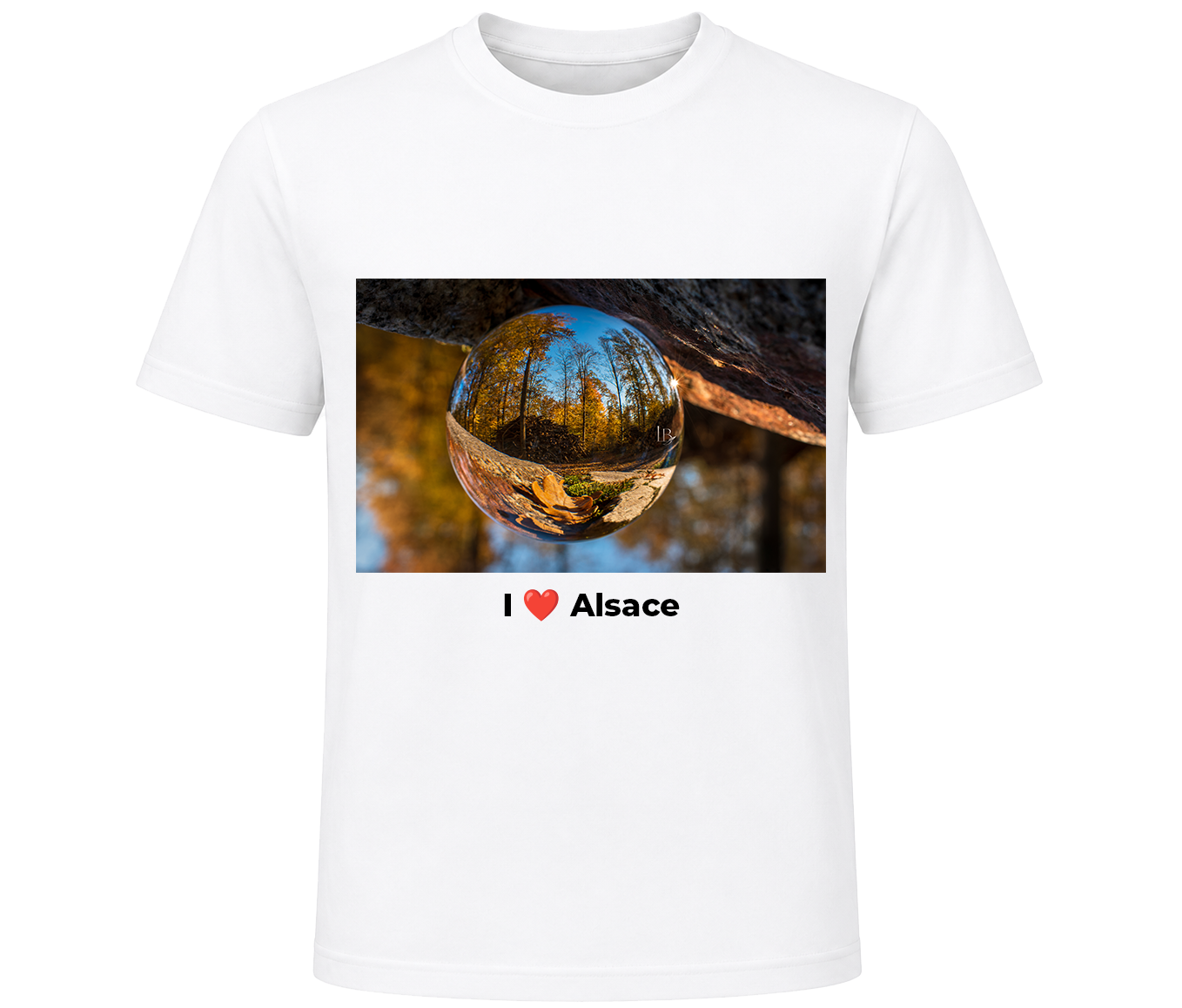 Boule -T-shirt Blanc T-shirt Bulle d’Illwald (par Laurence Brugger) – Image 1