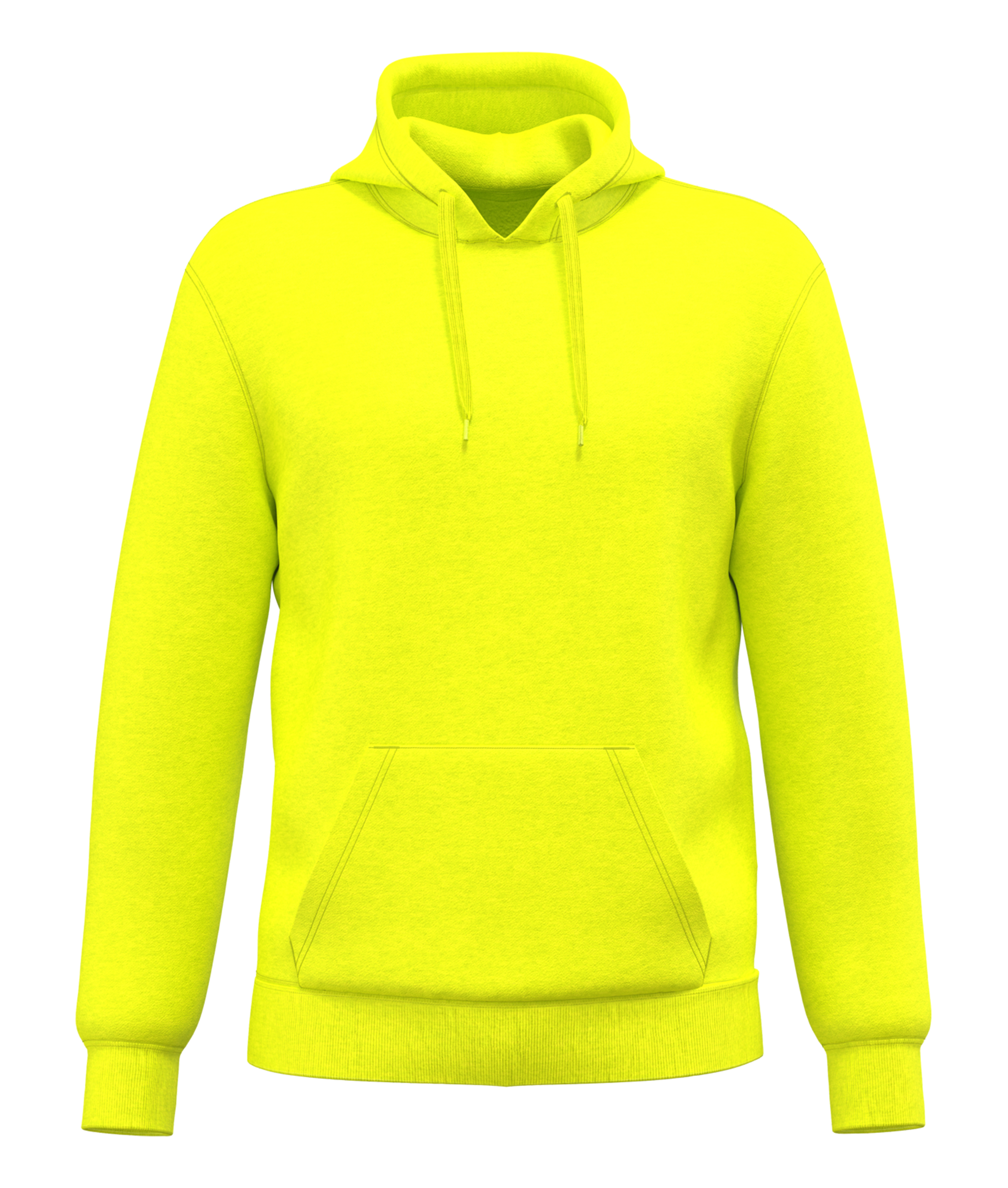 Sweat Jaune Avant Sweat à Capuche jaune à personnaliser avec votre visuel – Image 1