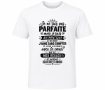 T-shirt Je Ne Suis Pas Parfaite
