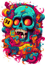 T-shirt Psychedelic Design (4) – Image 3