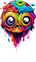 T-shirt Psychedelic Design (54) – Image 3