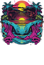 T-shirt Psychedelic Design (74) – Image 3
