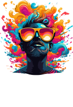 T-shirt Psychedelic Design (84) – Image 3