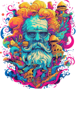 T-shirt Psychedelic Design (86) – Image 3