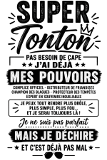 T-shirt Super Tonton – Image 2