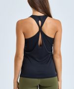 Débardeur de yoga avec nœud femme TriDri® – Image 2